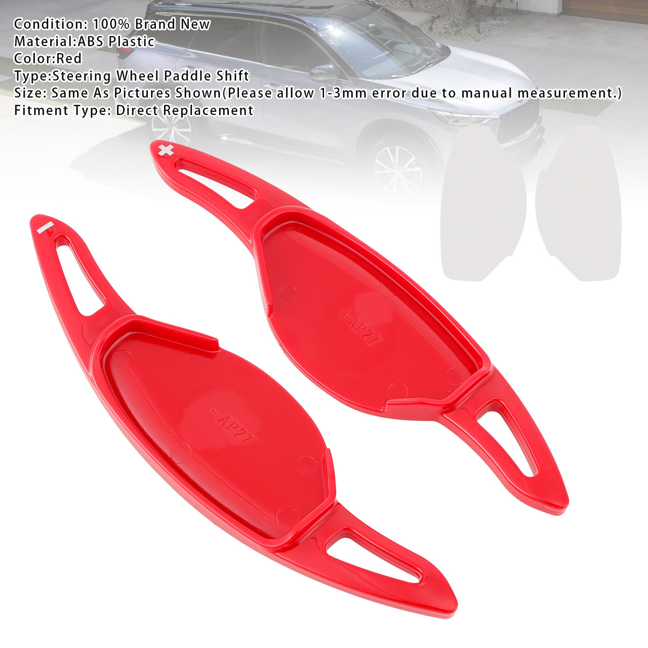 2024 Nissan Pathfinder Steering Wheel Paddle Shifter Extension Red Generic 2024 Nissan Pathfinder Steering Wheel Paddle Shifter Extension Red Generic