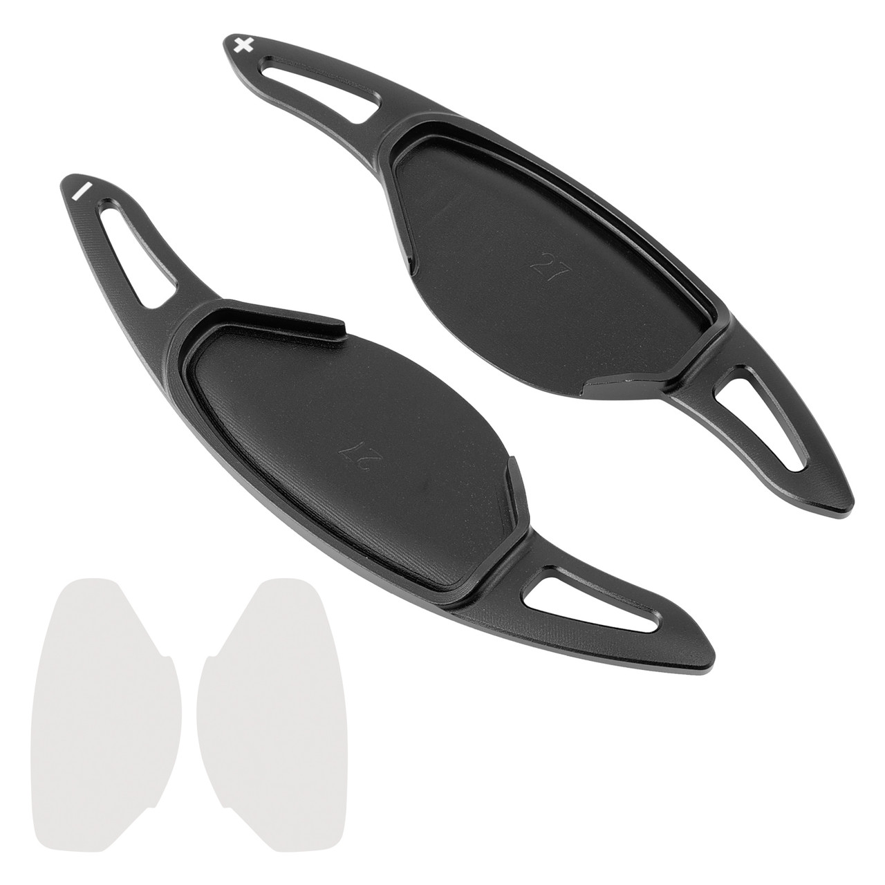 2018-2024 Infiniti QX50 Steering Wheel Paddle Shifter Extension Aluminium Black Generic 2018-2024 Infiniti QX50 Steering Wheel Paddle Shifter Extension Aluminium Black Generic