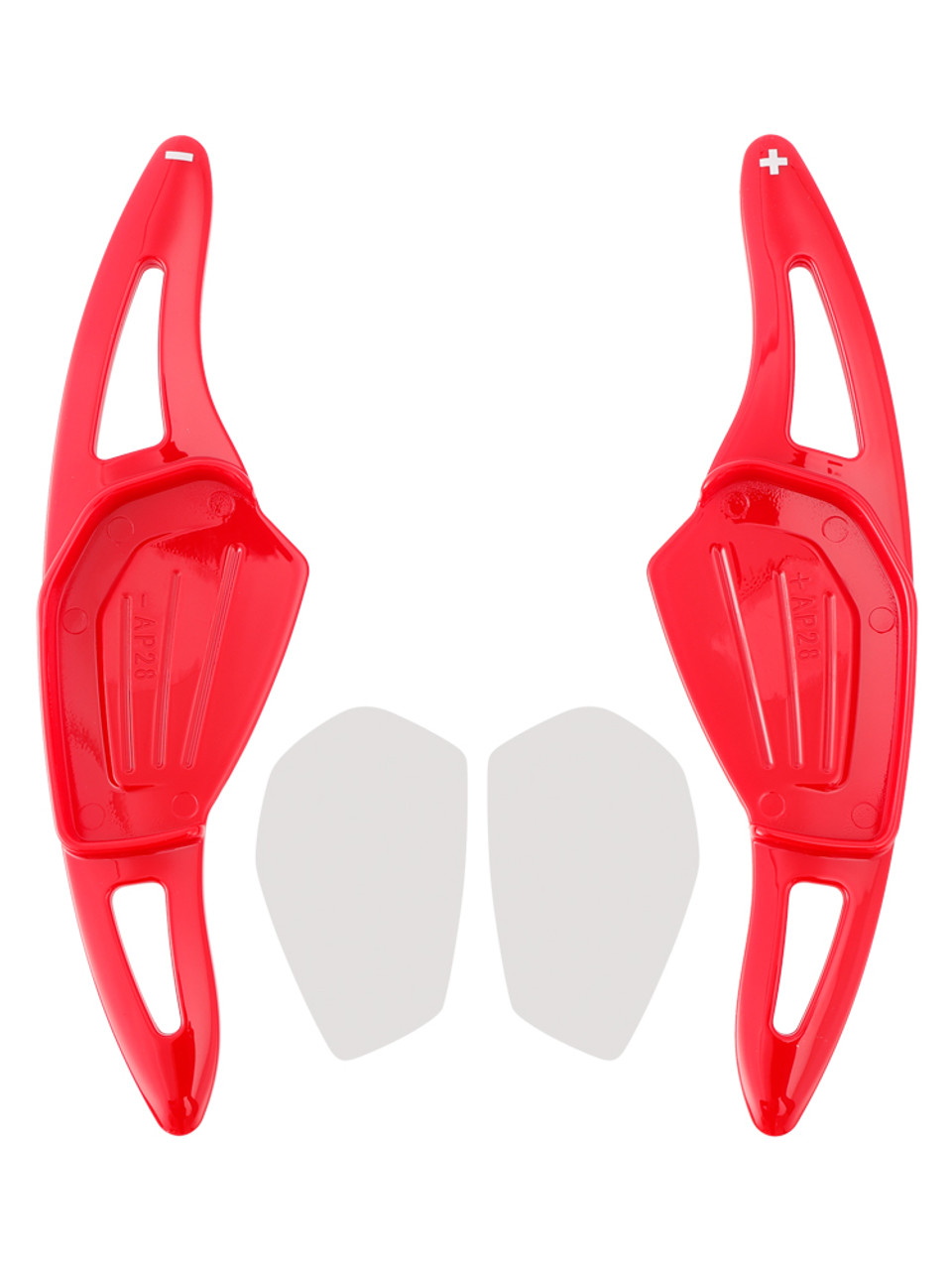 2021-2023 ŠKODA Enyaq iV Steering Wheel Paddle Shifter Extension Red Generic 2021-2023 ŠKODA Enyaq iV Steering Wheel Paddle Shifter Extension Red Generic
