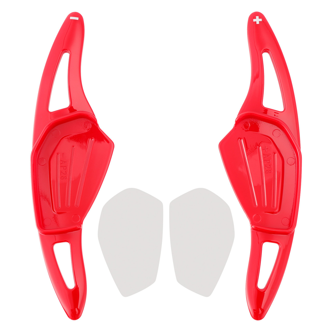 2021-2023 ŠKODA Enyaq iV Steering Wheel Paddle Shifter Extension Red Generic 2021-2023 ŠKODA Enyaq iV Steering Wheel Paddle Shifter Extension Red Generic