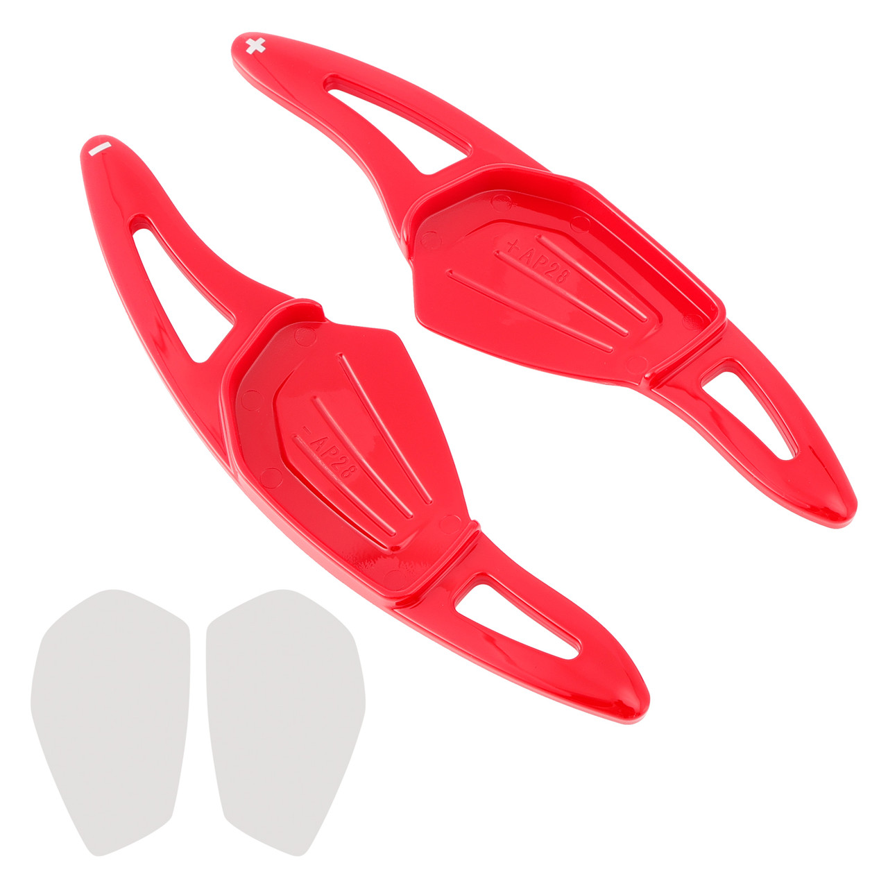 2021-2023 ŠKODA Enyaq iV Steering Wheel Paddle Shifter Extension Red Generic 2021-2023 ŠKODA Enyaq iV Steering Wheel Paddle Shifter Extension Red Generic