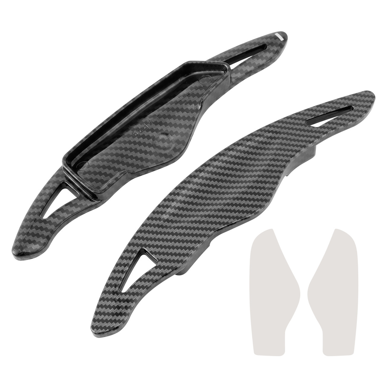 2015-2023 Genesis G70 Steering Wheel Paddle Shifter Extension Carbon Fiber Black Look Generic 2015-2023 Genesis G70 Steering Wheel Paddle Shifter Extension Carbon Fiber Black Look Generic