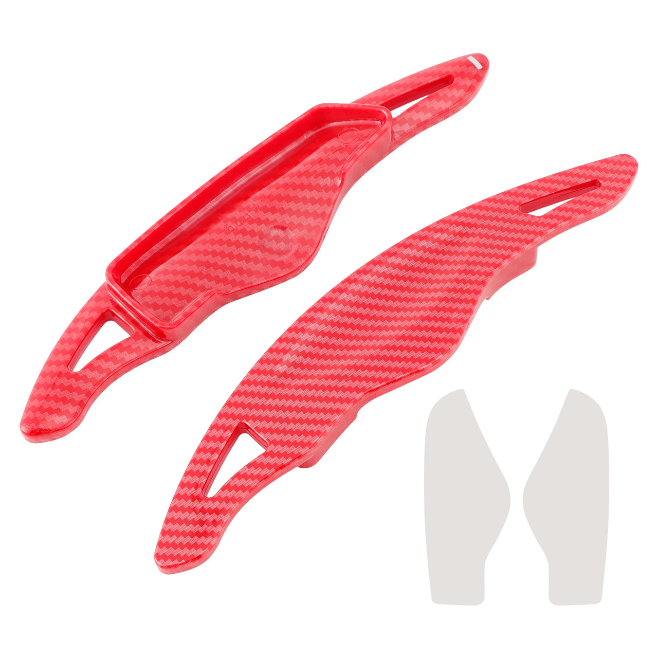 2022-2023 Hyundai Elantra Steering Wheel Paddle Shifter Extension Carbon Fiber Red Look Generic 2022-2023 Hyundai Elantra Steering Wheel Paddle Shifter Extension Carbon Fiber Red Look Generic