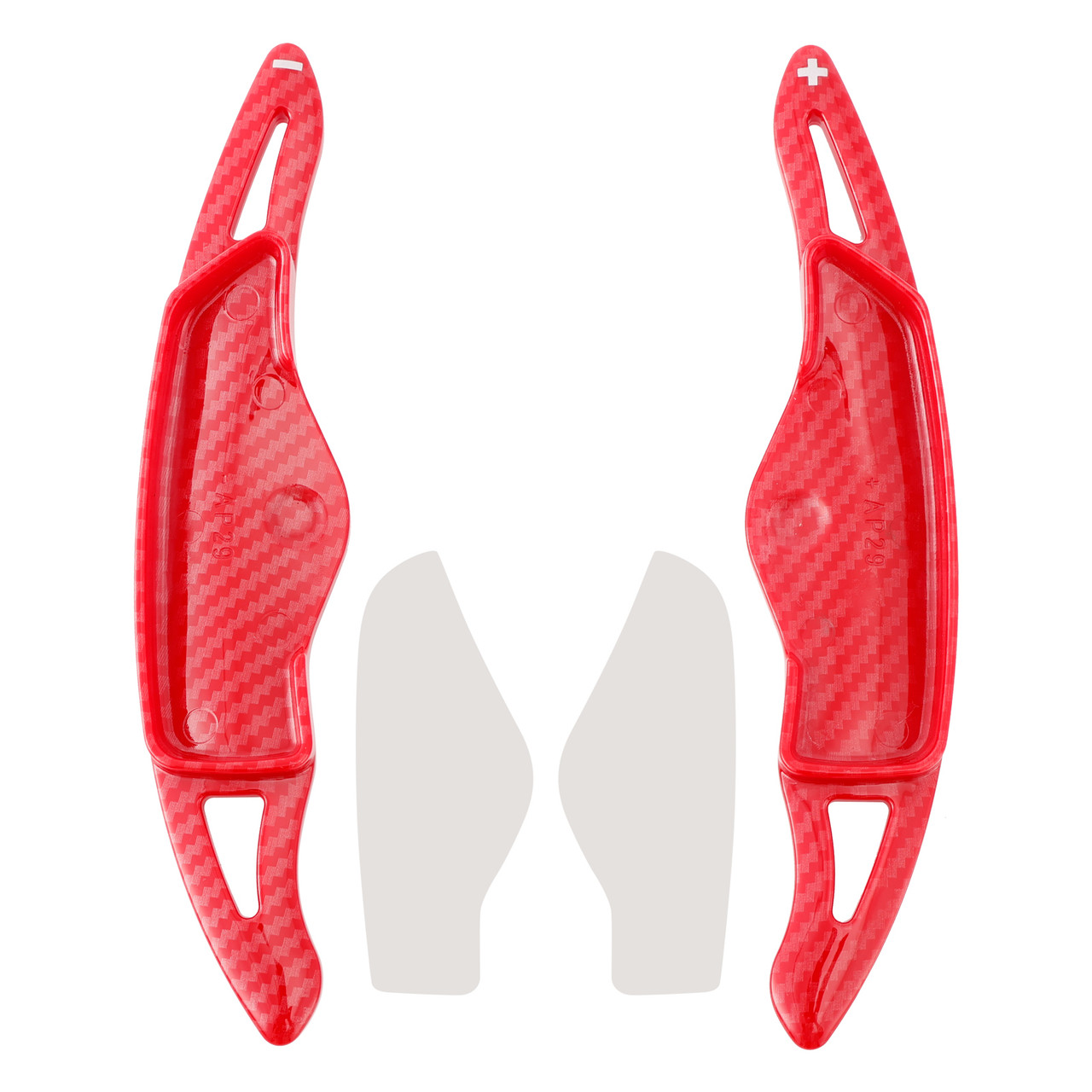 2015-2023 Genesis G70 Steering Wheel Paddle Shifter Extension Carbon Fiber Red Look Generic 2015-2023 Genesis G70 Steering Wheel Paddle Shifter Extension Carbon Fiber Red Look Generic