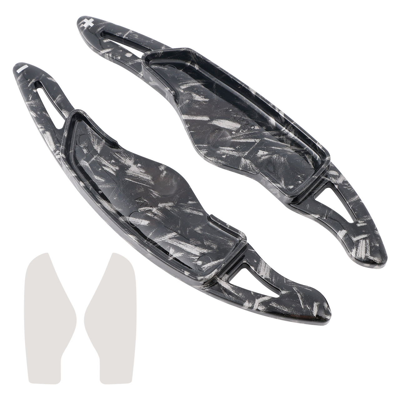 2021-2023 Hyundai Tucson Steering Wheel Paddle Shifter Extension Black Forged Pattern Generic
