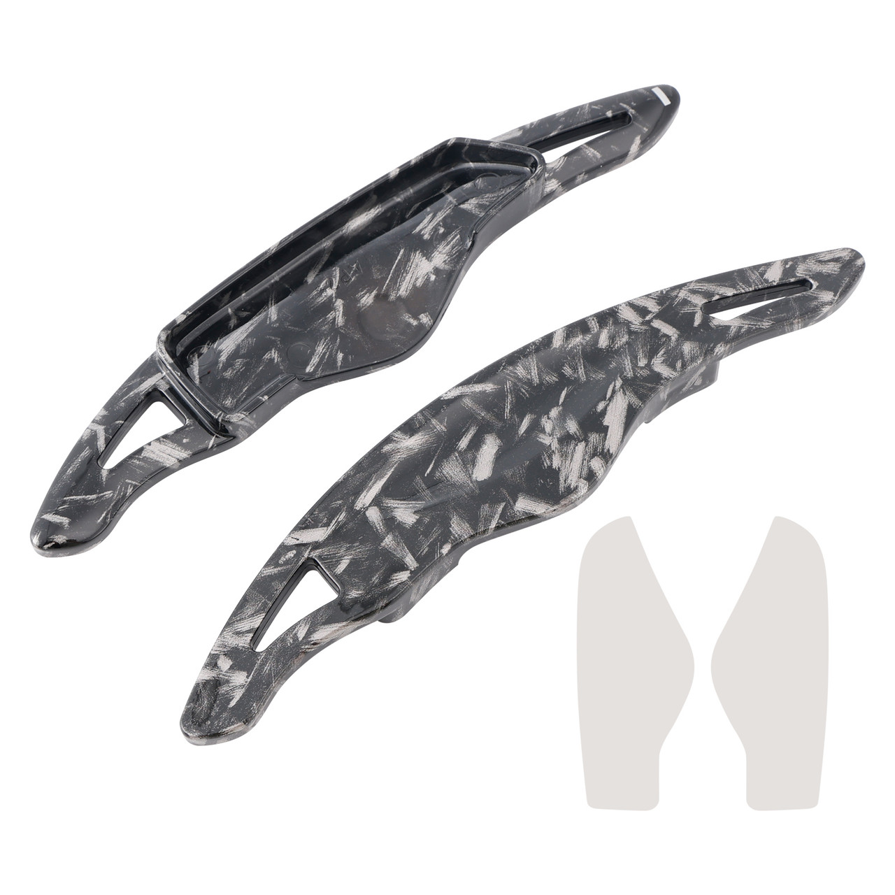 2021-2023 Hyundai Tucson Steering Wheel Paddle Shifter Extension Black Forged Pattern Generic