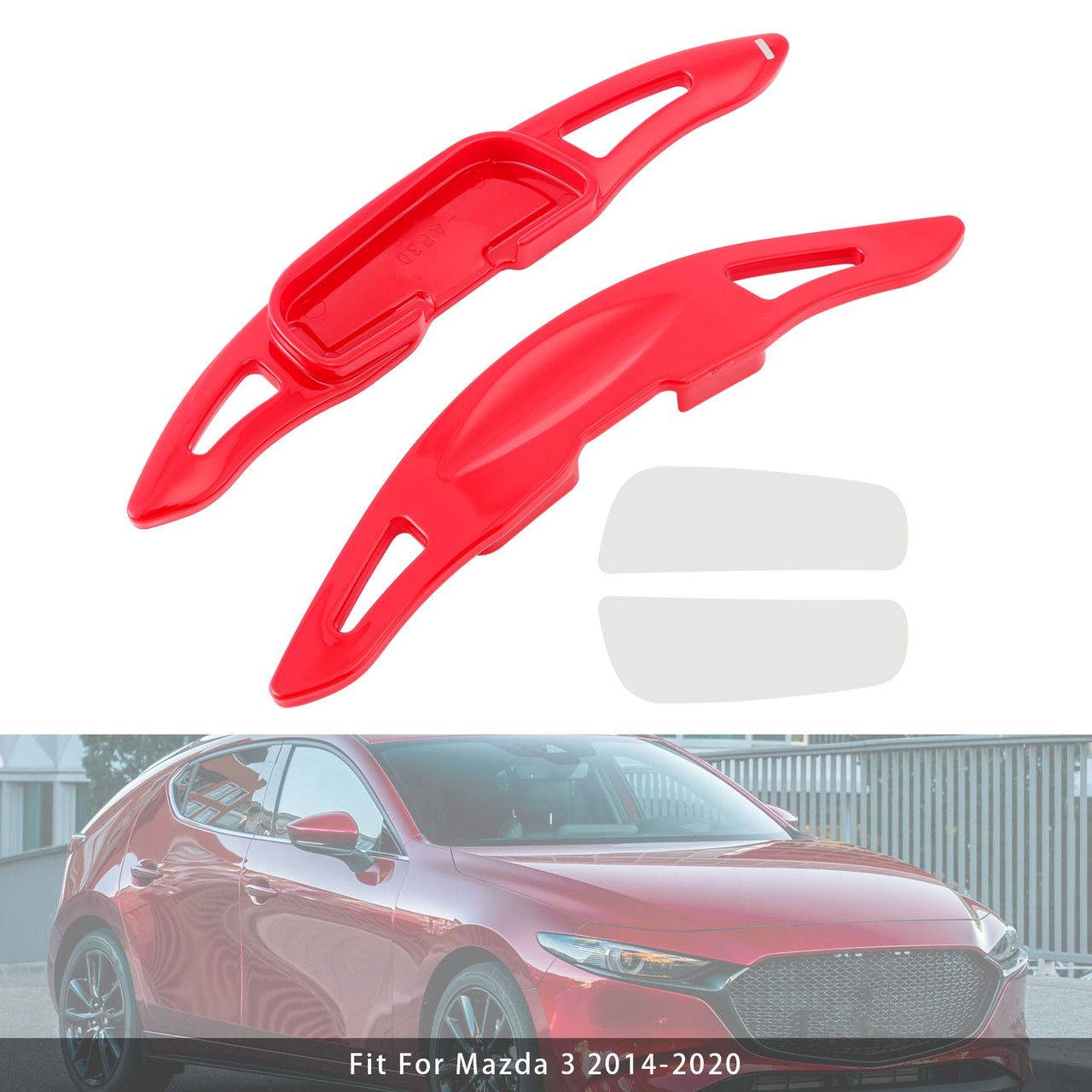 2015-2020 Mazda 6 Steering Wheel Paddle Shifter Extension Red Generic 2015-2020 Mazda 6 Steering Wheel Paddle Shifter Extension Red Generic