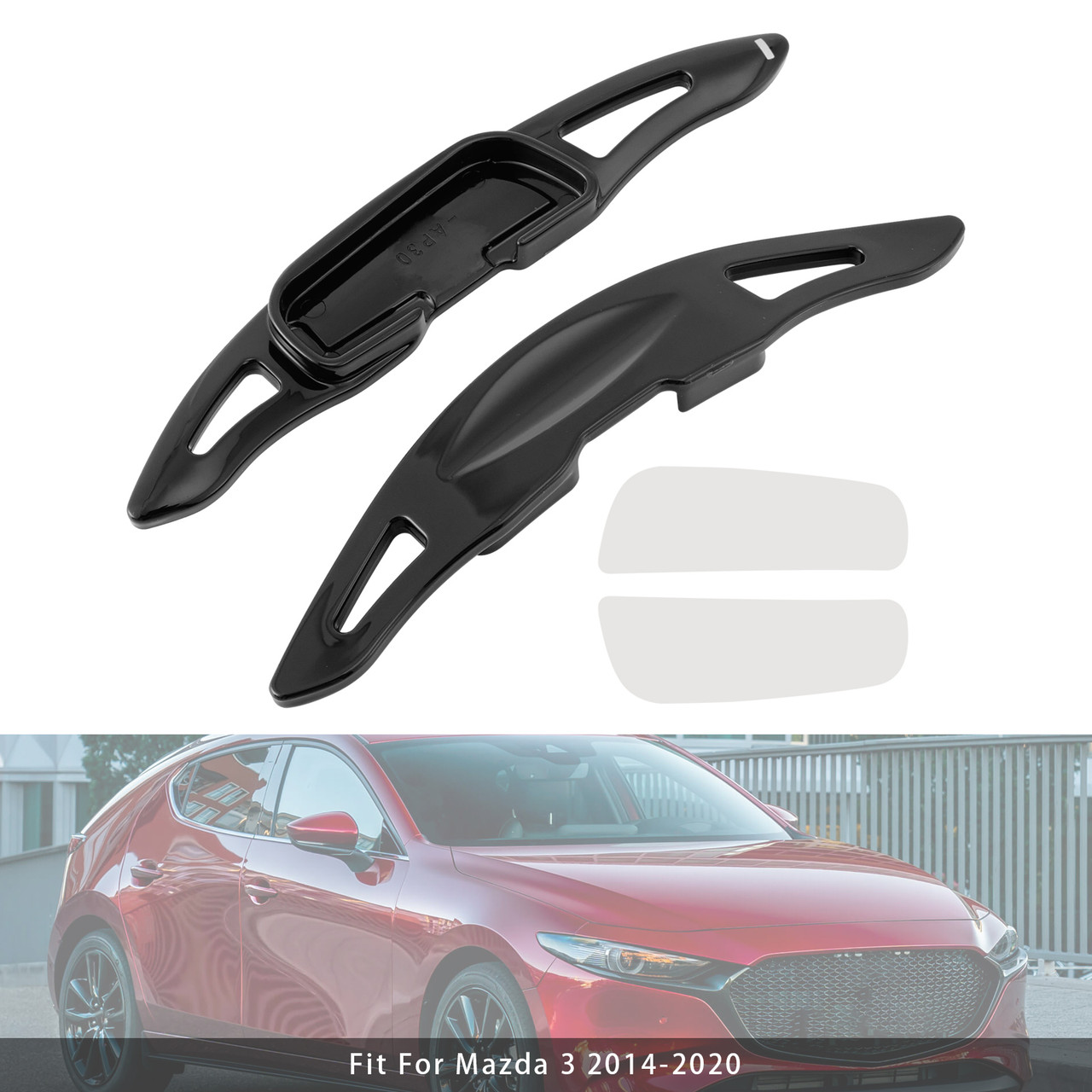 2015-2020 Mazda 6 Steering Wheel Paddle Shifter Extension Black Generic 2015-2020 Mazda 6 Steering Wheel Paddle Shifter Extension Black Generic