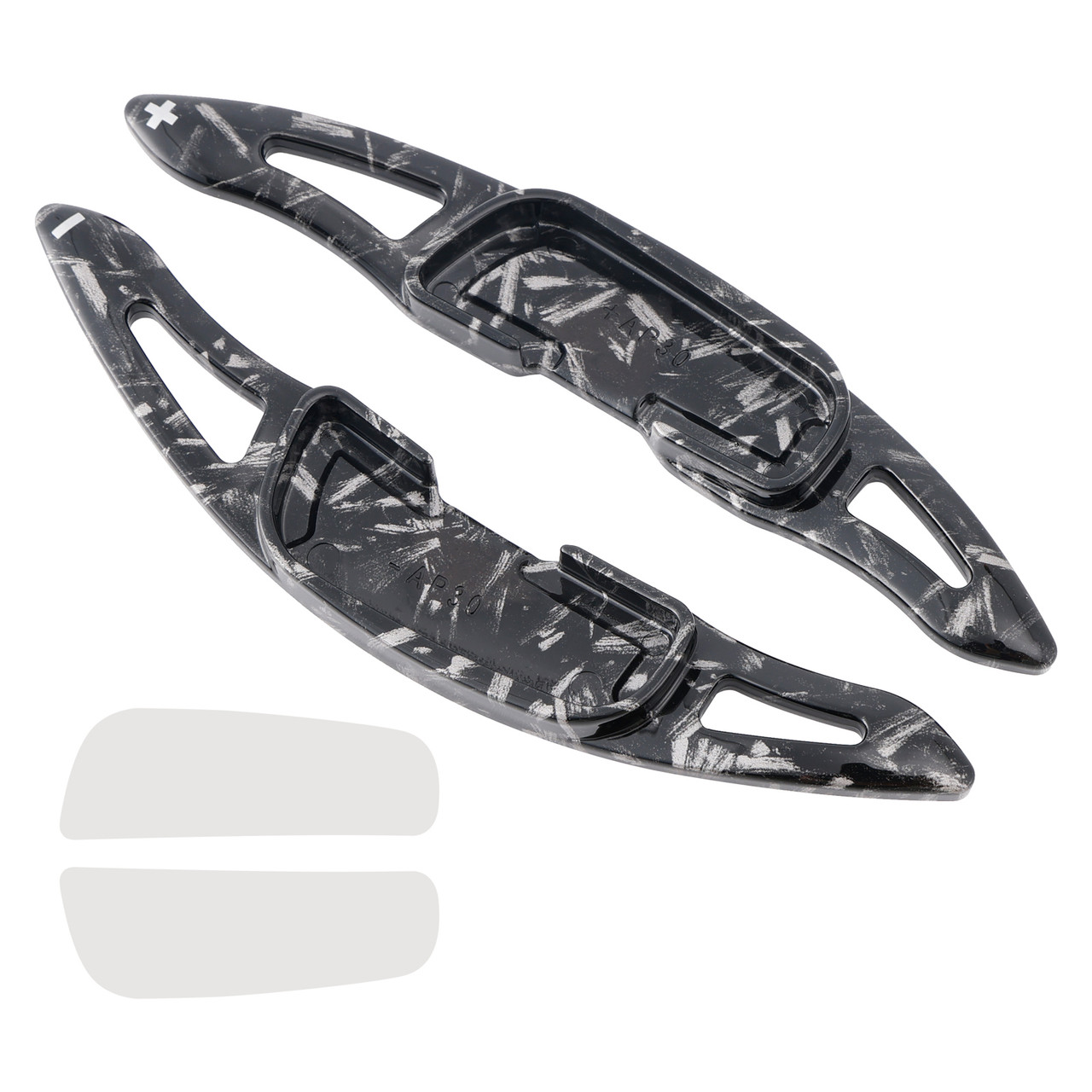 2014-2019 Mazda Axela Steering Wheel Paddle Shifter Extension Black Forged Pattern Generic 2014-2019 Mazda Axela Steering Wheel Paddle Shifter Extension Black Forged Pattern Generic