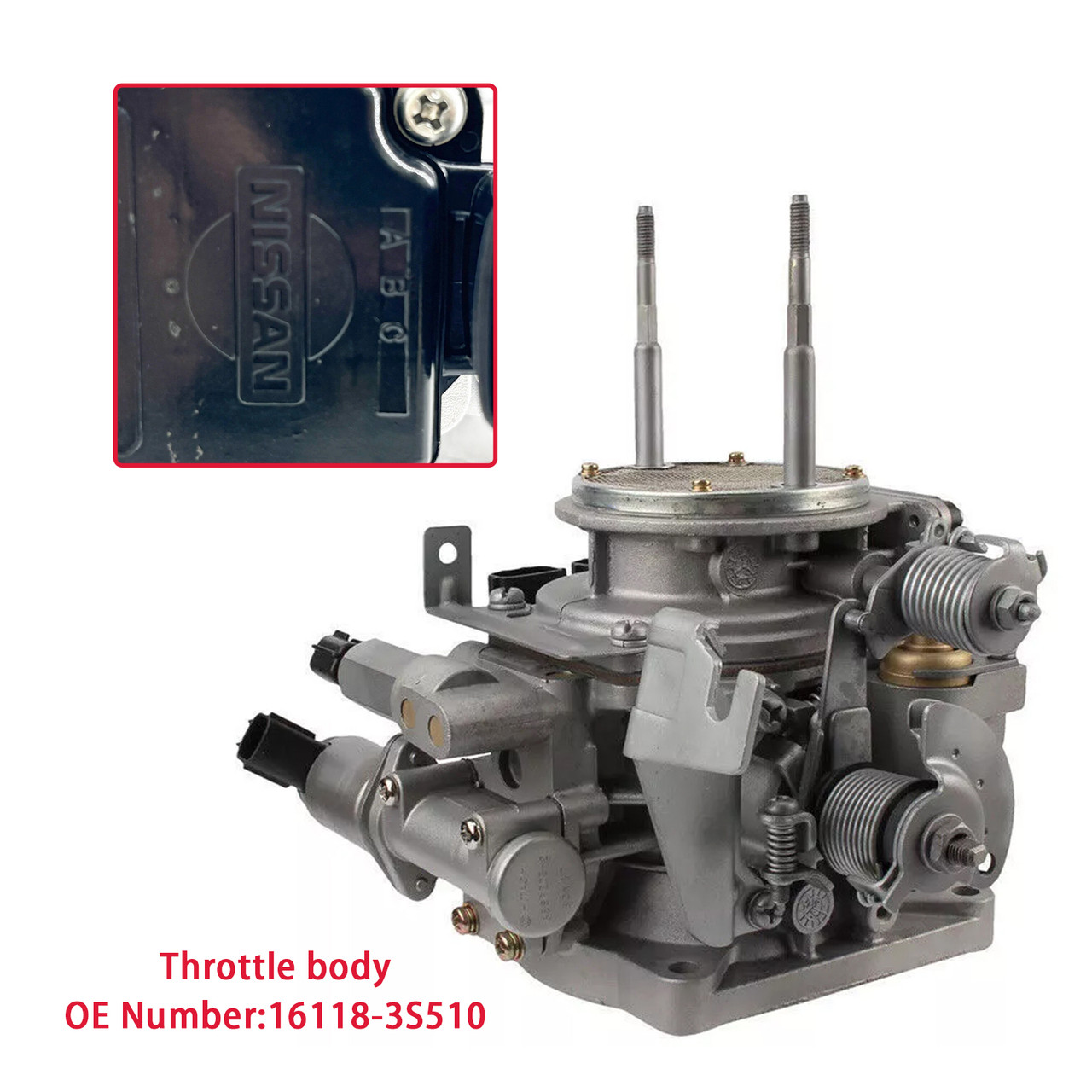 1998-2002 Nissan Frontier XE SE 4 Cyl 2.4L Throttle Body 16118-3S510 Generic