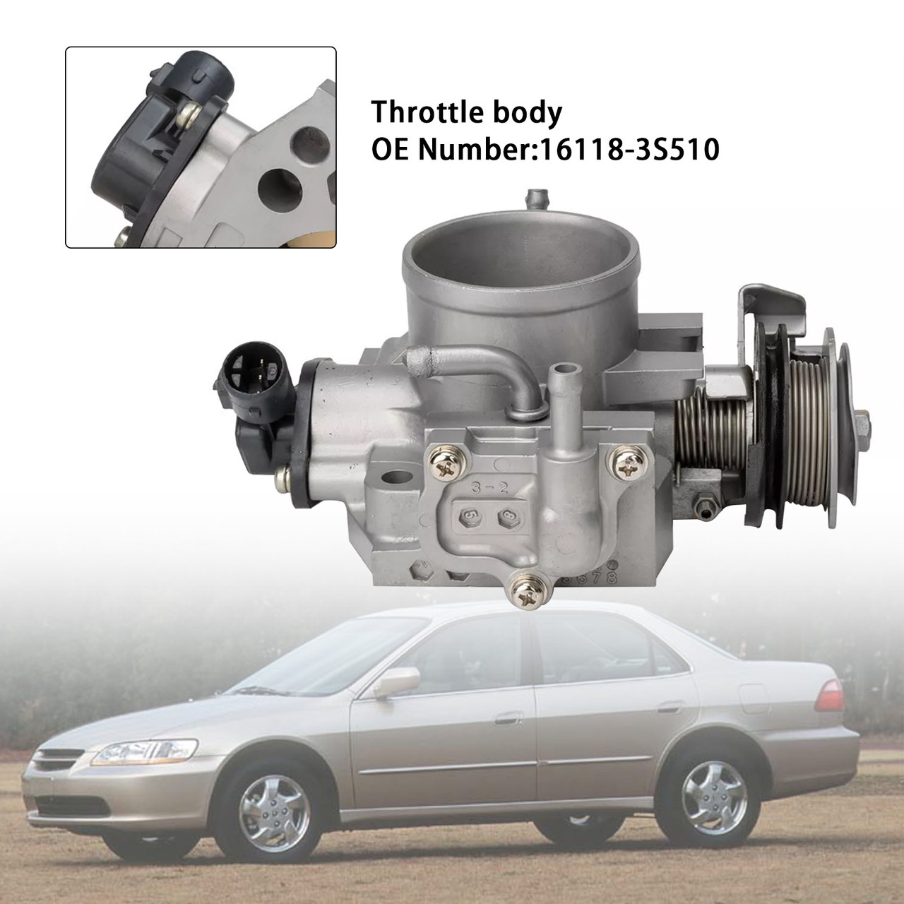 1998-2002 Honda Accord SE EX LX 2.3L Throttle Body 16400-PAA-A61 Generic