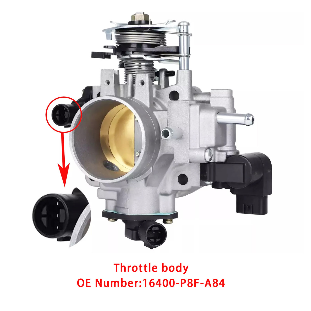 2002-2004 Honda Odyssey EX, EX-L, LX 3.5L V6 Gas Throttle Body 16400-P8F-A84 Generic
