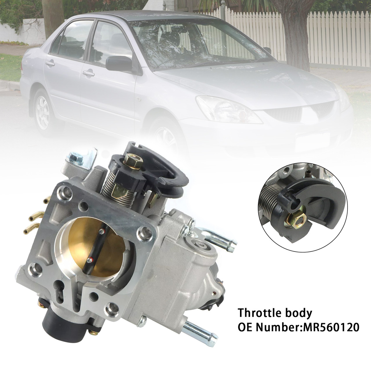 2002-2007 Lancer ES OZ SE LS Throttle Body MR560120 MN128888 Generic 2002-2007 Lancer ES OZ SE LS Throttle Body MR560120 MN128888 Generic