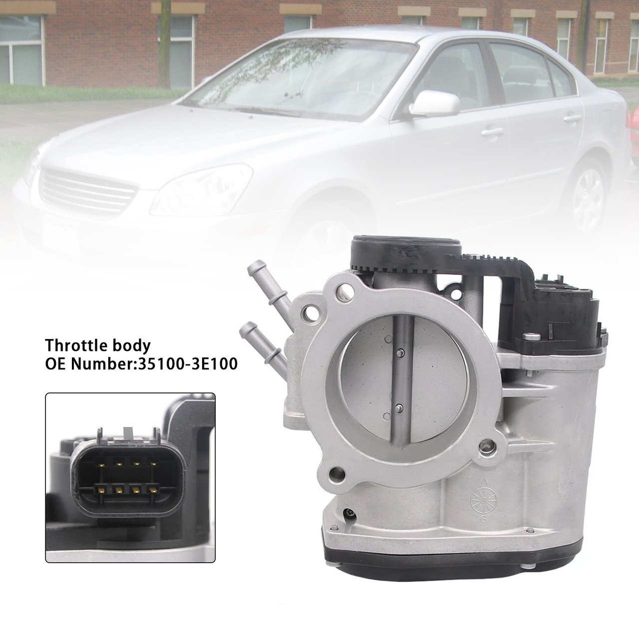 2007-2009 Hyundai Santa Fe (2.7L) Throttle Body 35100-3E100 Generic 2007-2009 Hyundai Santa Fe (2.7L) Throttle Body 35100-3E100 Generic