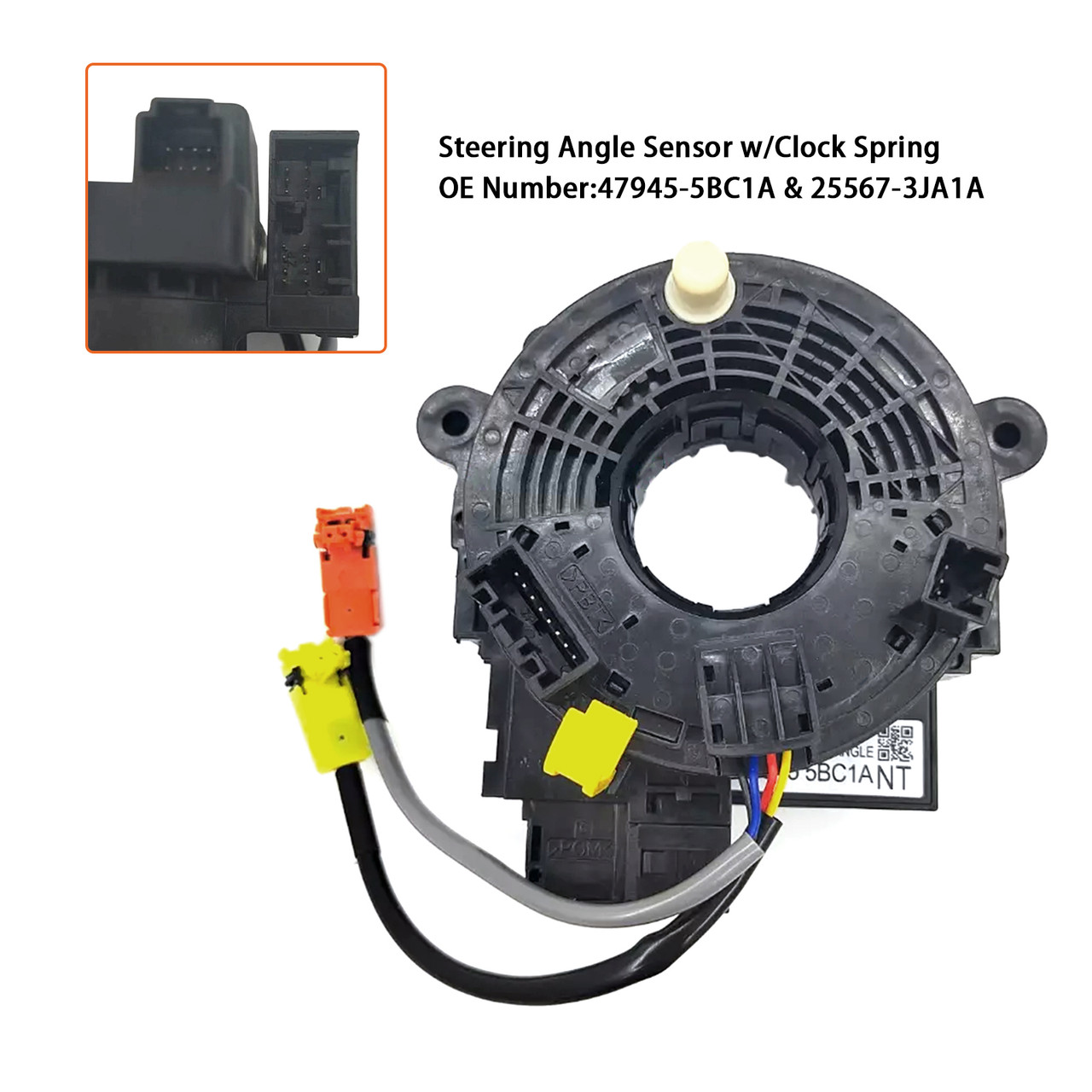 2015-2019 Infiniti Q50 Steering Angle Sensor Assembly 47945-5BC1A Generic