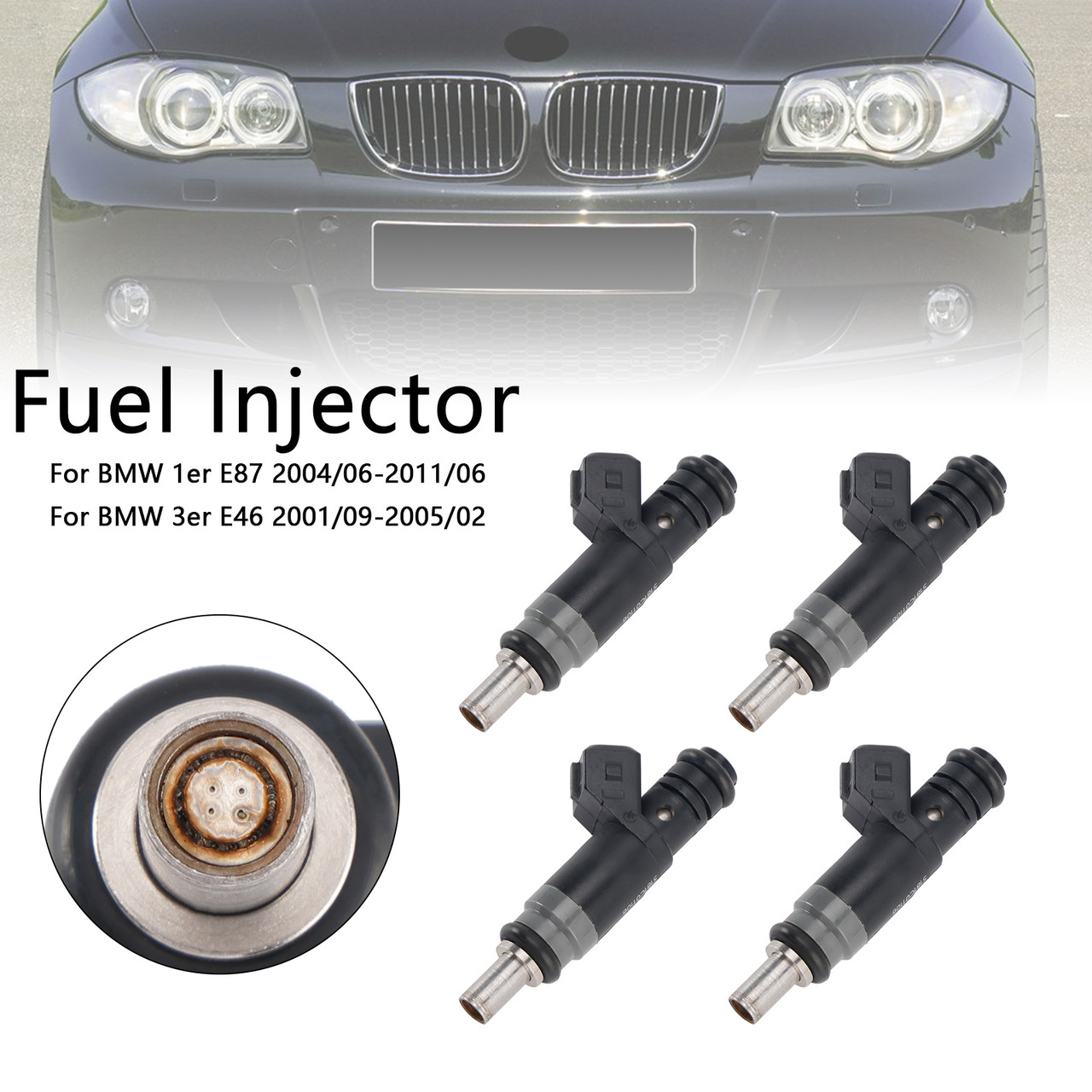 2005-2008 BMW 3X3 E83 4X Fuel Injector 13537506158 Generic