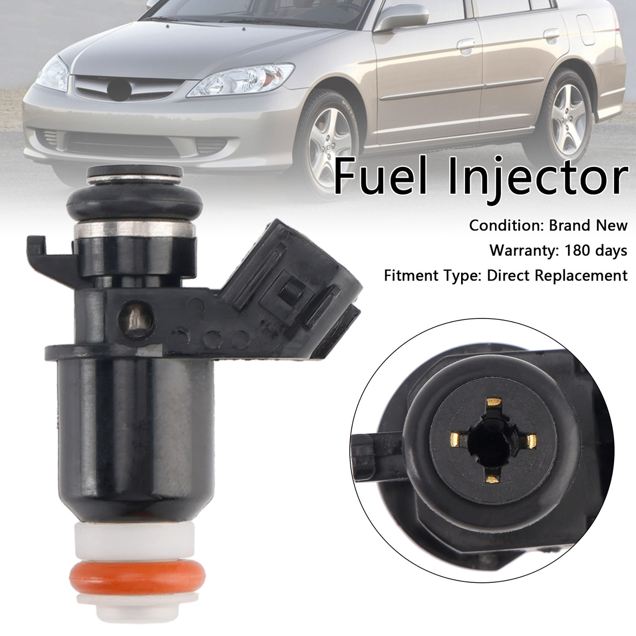 2001-2005 ACURA EL 1.7L Fuel Injector 16450PLD003 Generic - Mad