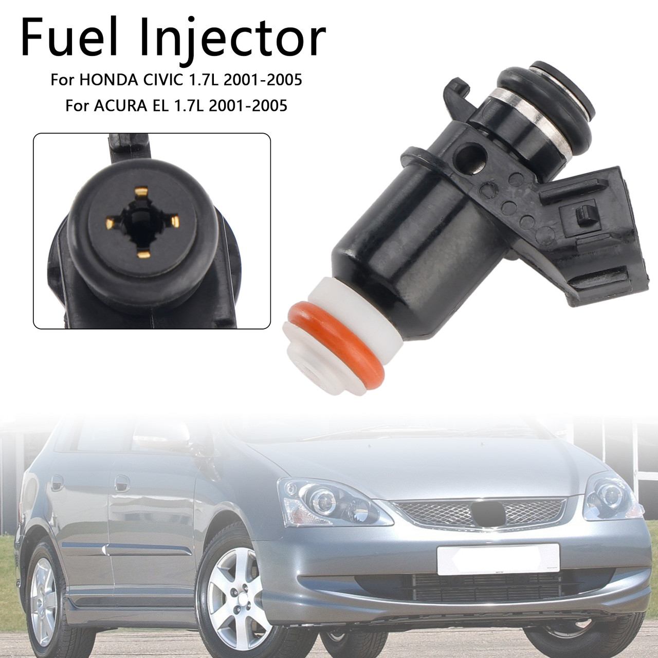 2001-2005 ACURA EL 1.7L Fuel Injector 16450PLD003 Generic - Mad