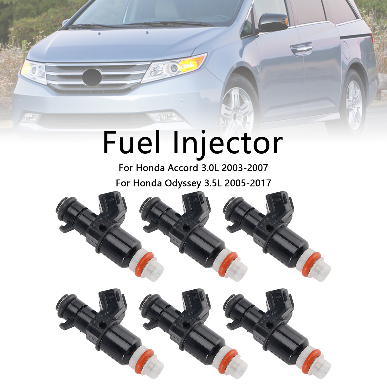 Honda BF Outboard 200 225 250 6*Fuel Injector 16450RCAA01 Generic