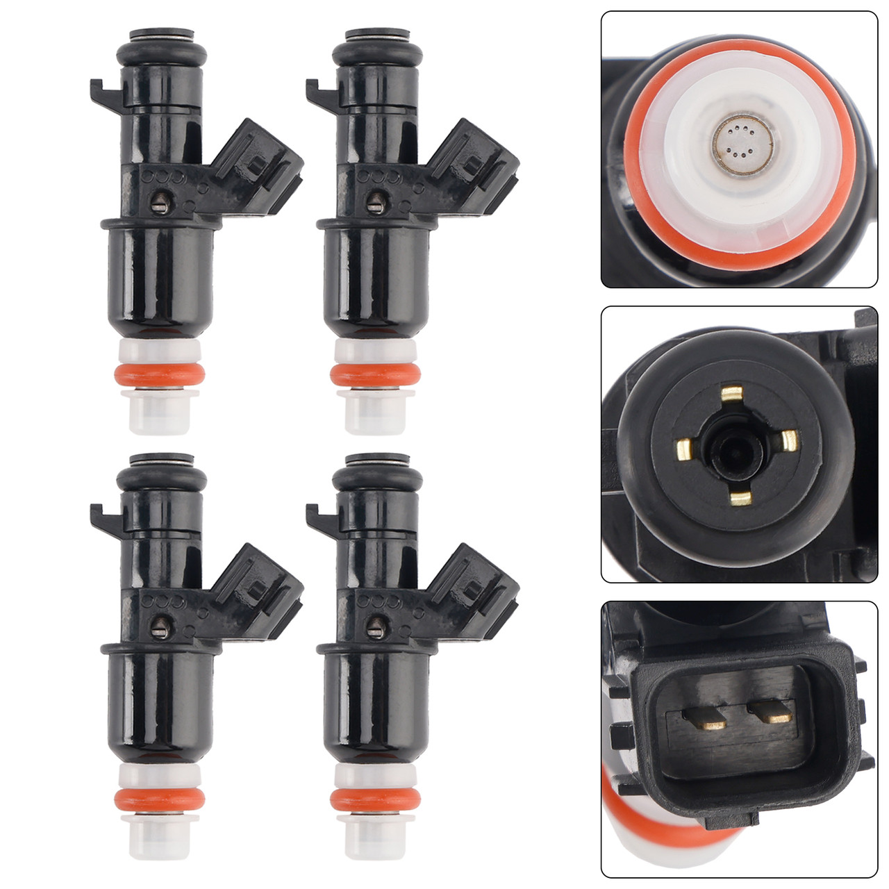 2012-2015 Honda Civic 4*Fuel Injector 16450RWK003 Generic - Mad