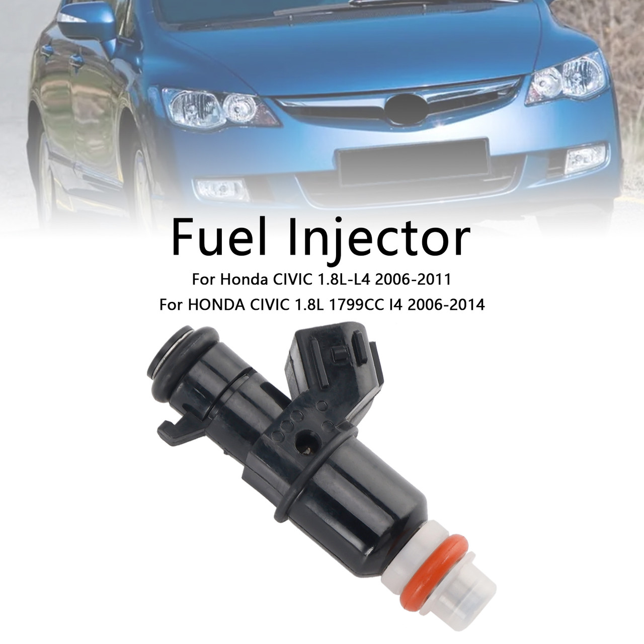 2006-2011 Honda CIVIC 1.8L-L4 Fuel Injector 16450PWCJ01 Generic