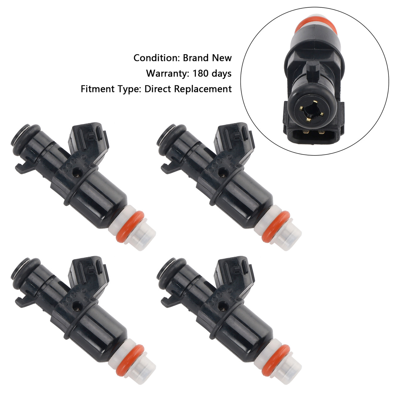 2006-2014 HONDA CIVIC 1.8L 1799CC I4 4*Fuel Injector 16450PWCJ01 Generic