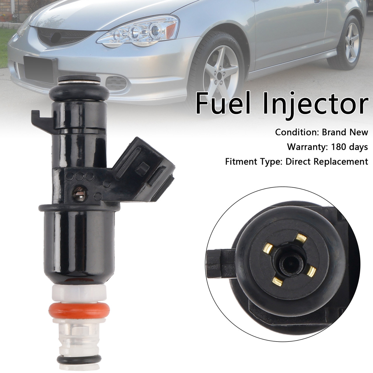 2002-2004 ACURA RSX TYPE-S 2.0L Fuel Injector 16450-PRB-A01 Generic 2002-2004 ACURA RSX TYPE-S 2.0L Fuel Injector 16450-PRB-A01 Generic