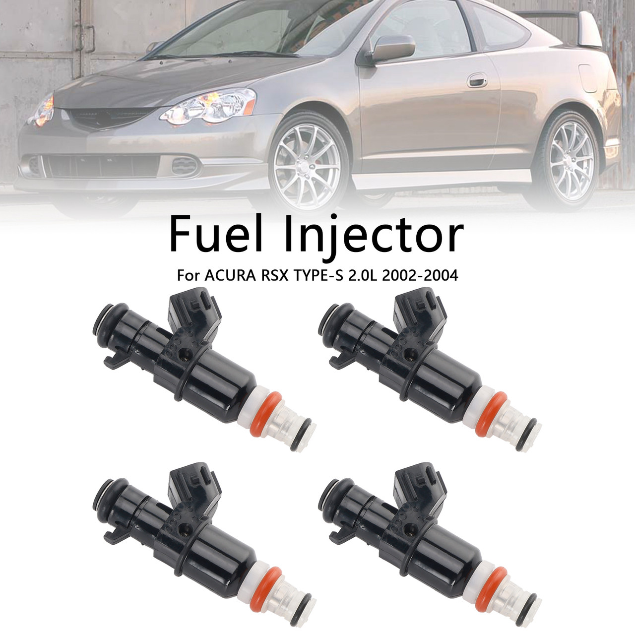 2002-2004 ACURA RSX TYPE-S 2.0L 4*Fuel Injector 16450-PRB-A01 Generic 2002-2004 ACURA RSX TYPE-S 2.0L 4*Fuel Injector 16450-PRB-A01 Generic