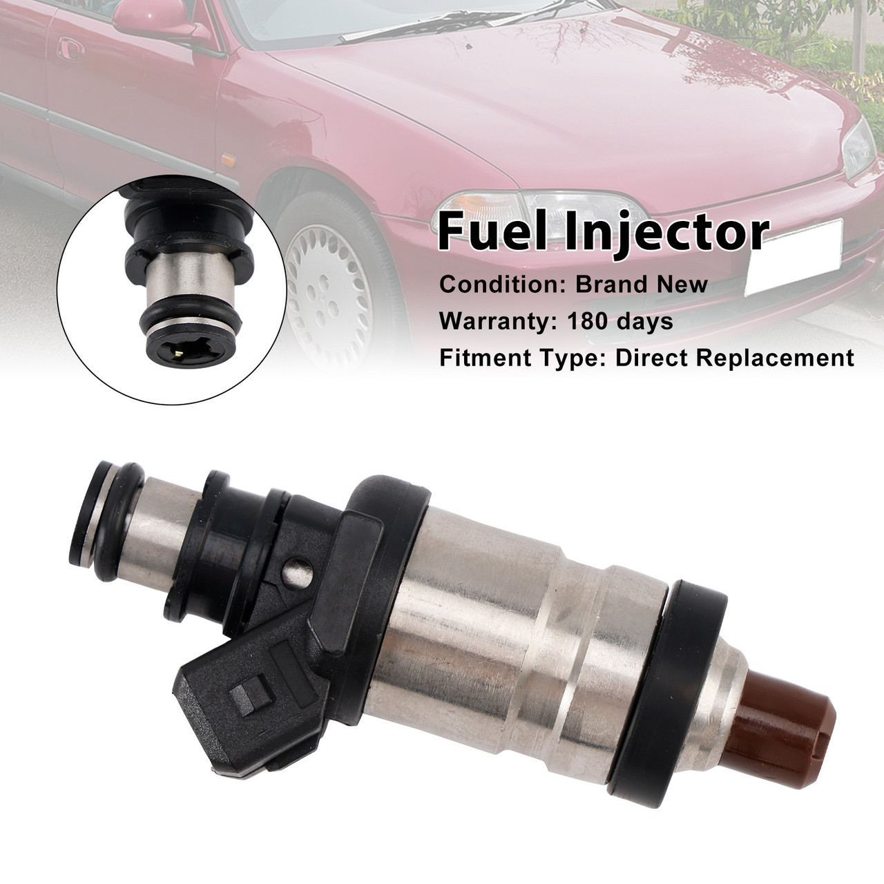 1992-1993 Acura Integra 1.7L Fuel Injector FJ263 FJ265Generic