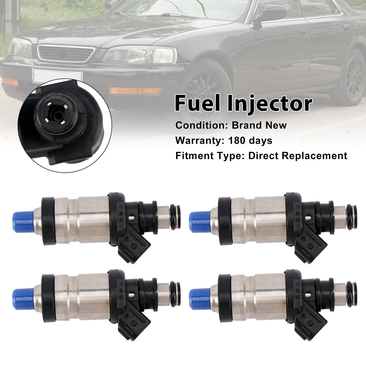 1997-1998 Acura Tl 2.5L L5 4*Fuel Injector FJ581 Generic