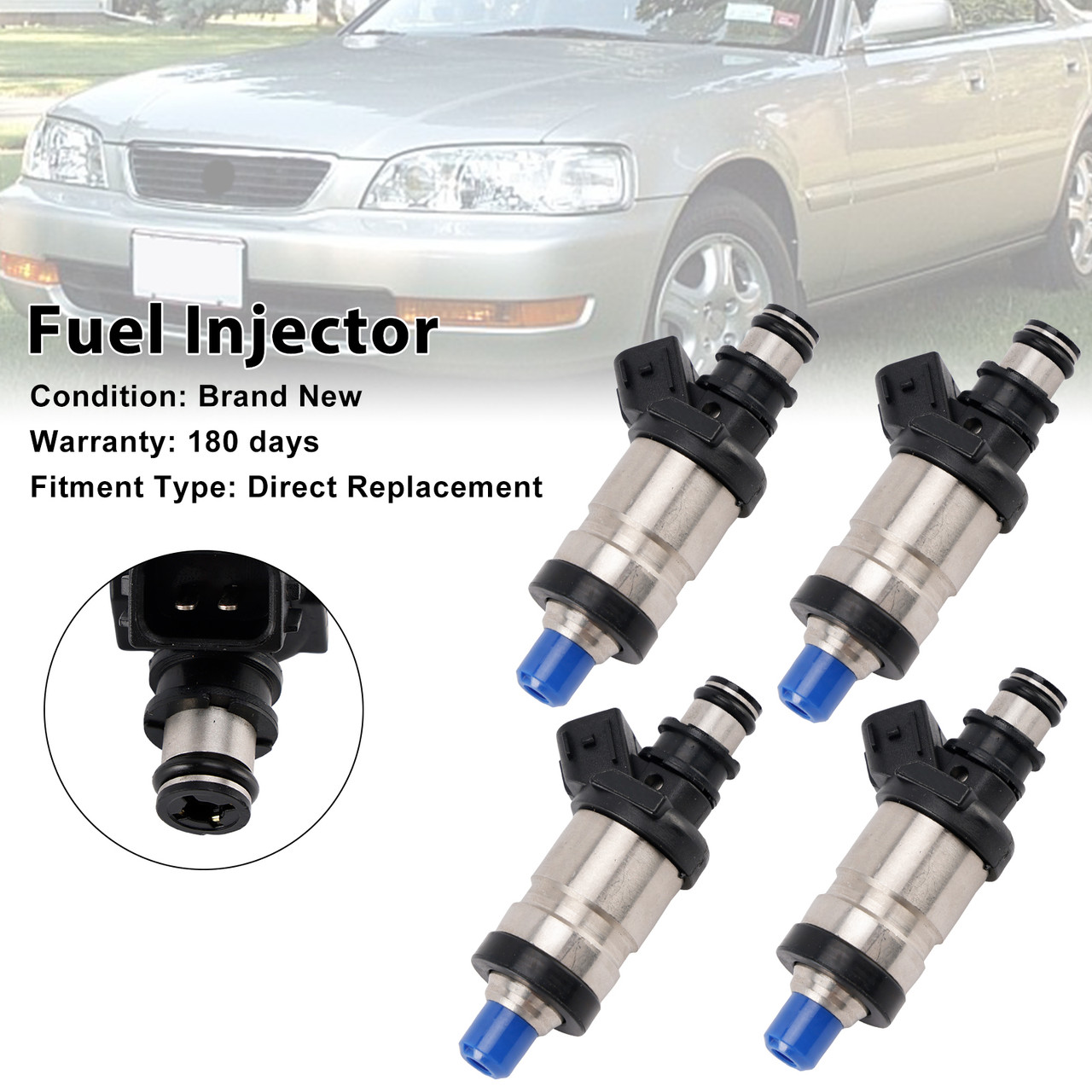 1996-2001 Acura Integra 1.8L L4 4*Fuel Injector FJ581 Generic