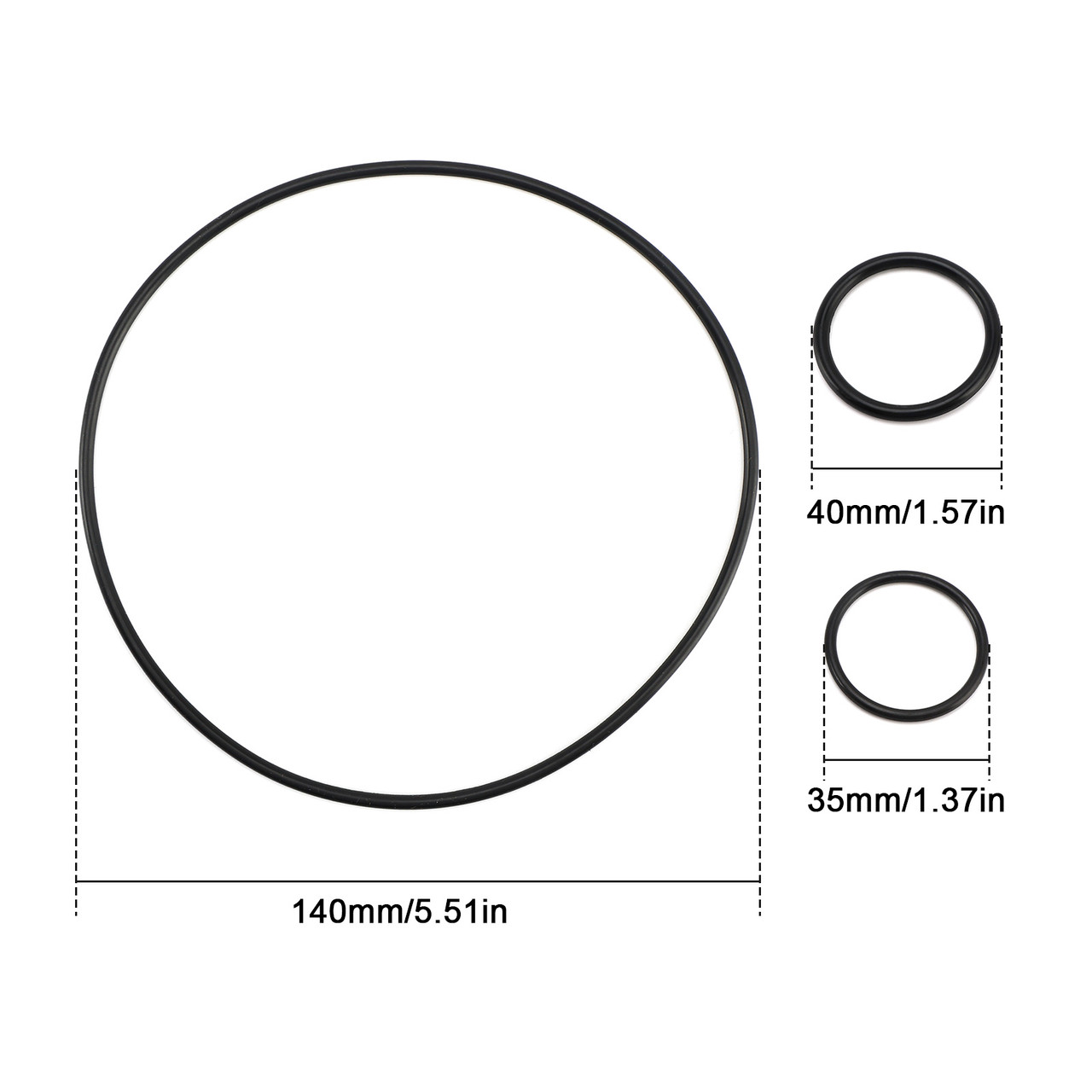 Volvo D11 D13 D16 Engine Crankcase Breather O-Ring Gaskets 21976104 Generic