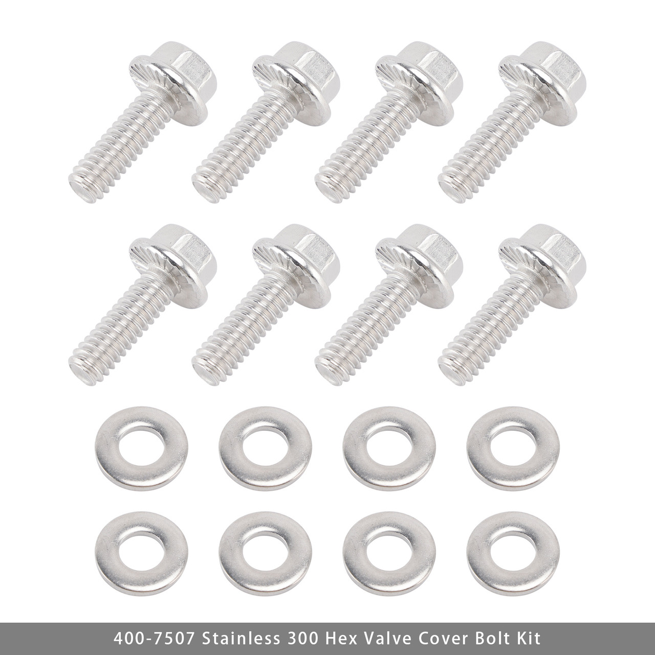 400-7507 Stainless 300 Hex Valve Cover Bolt Kit