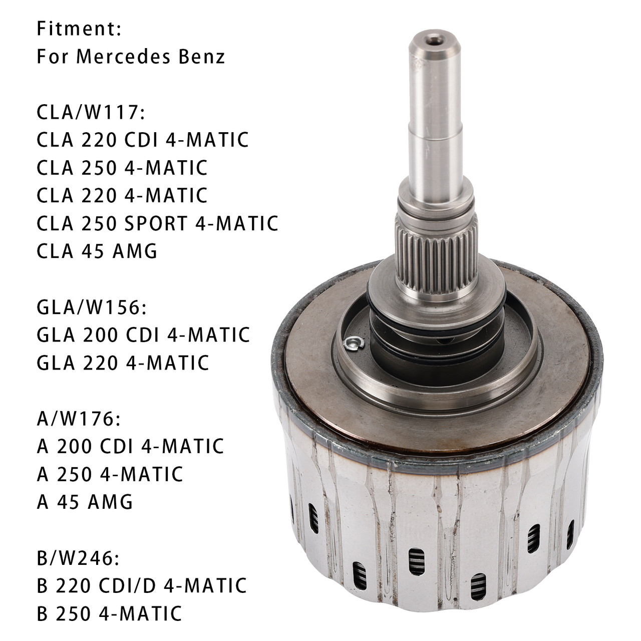 Mercedes W246 CLA250 B25 A45 GLA 4Matic Rear Differential Drive