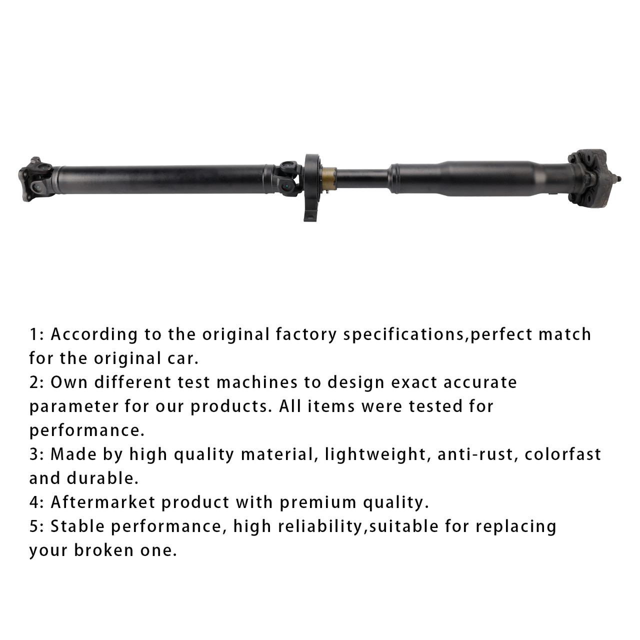 2004-2006 BMW X3 3.0i E83 Rear Driveshaft Prop Shaft Assembly 26103402134 Generic