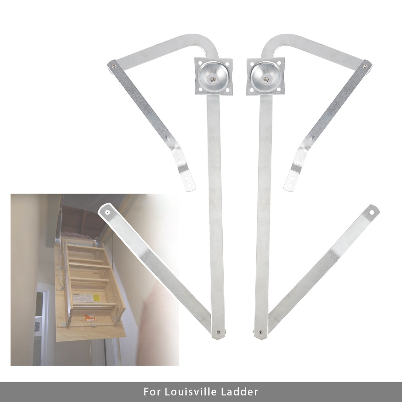 PR315500-LH +PR315500-RH Attic Ladder Hinge Arms Left and Right Hand For Louisville Ladder
