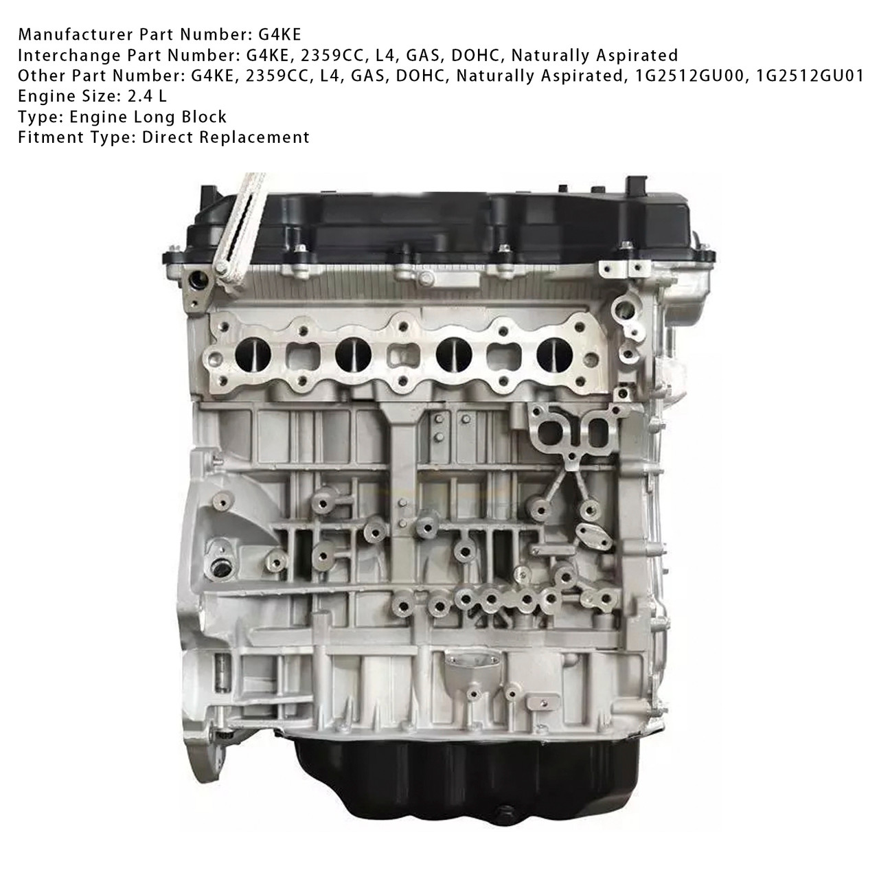2008–2011 Hyundai Grandeur (TG) G4KE 2.4L Engine Assembly Generic