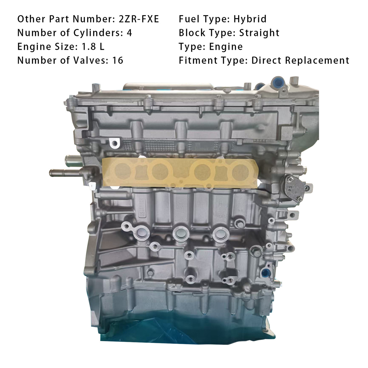 2016-2022 Toyota Prius 4th Gen 1.8L Hybrid 4 Cylinder 2ZRFXE
