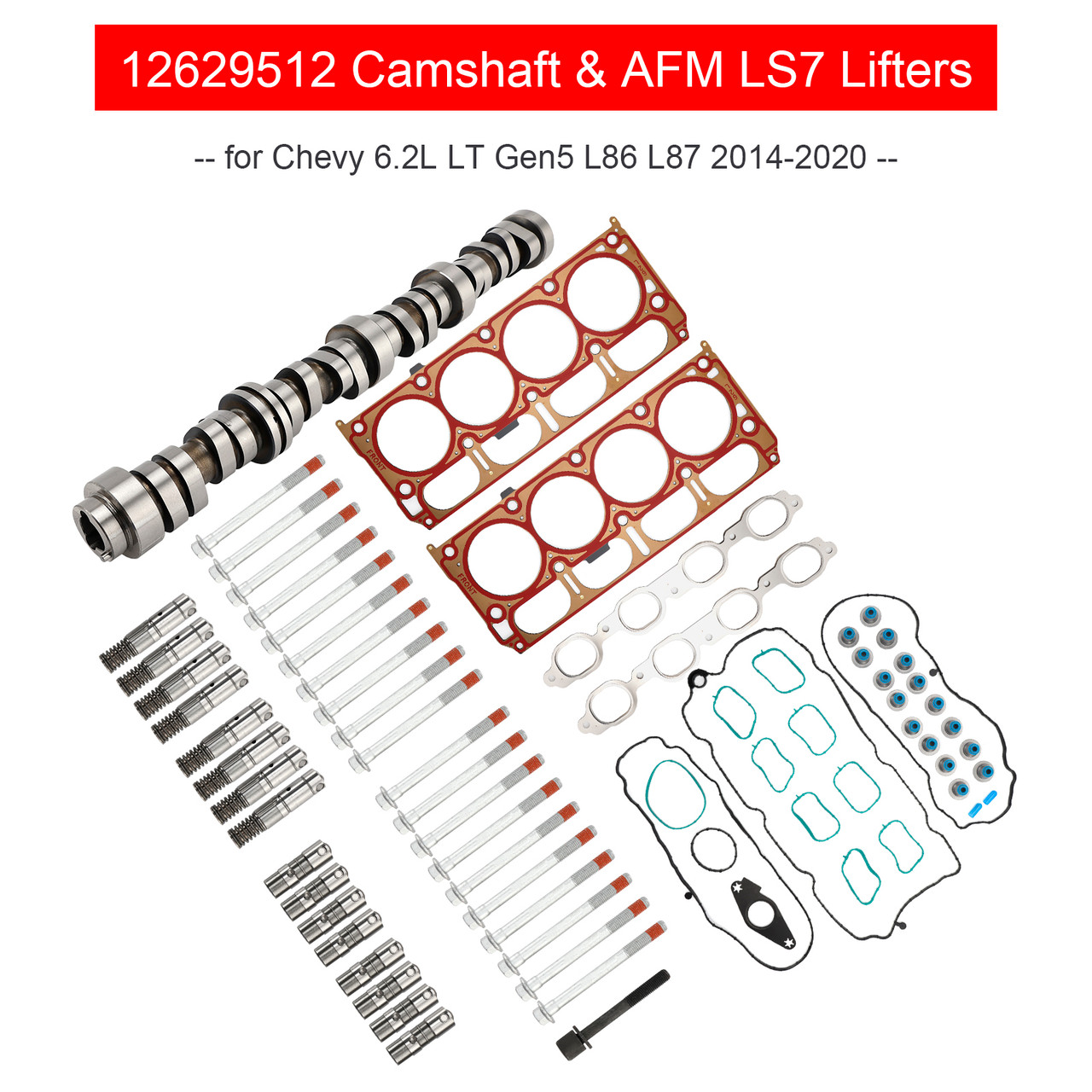 2019-2020 Chevy Suburban 6.2L Camshaft & AFM LS7 Lifters 12629512 Generic 2019-2020 Chevy Suburban 6.2L Camshaft & AFM LS7 Lifters 12629512 Generic