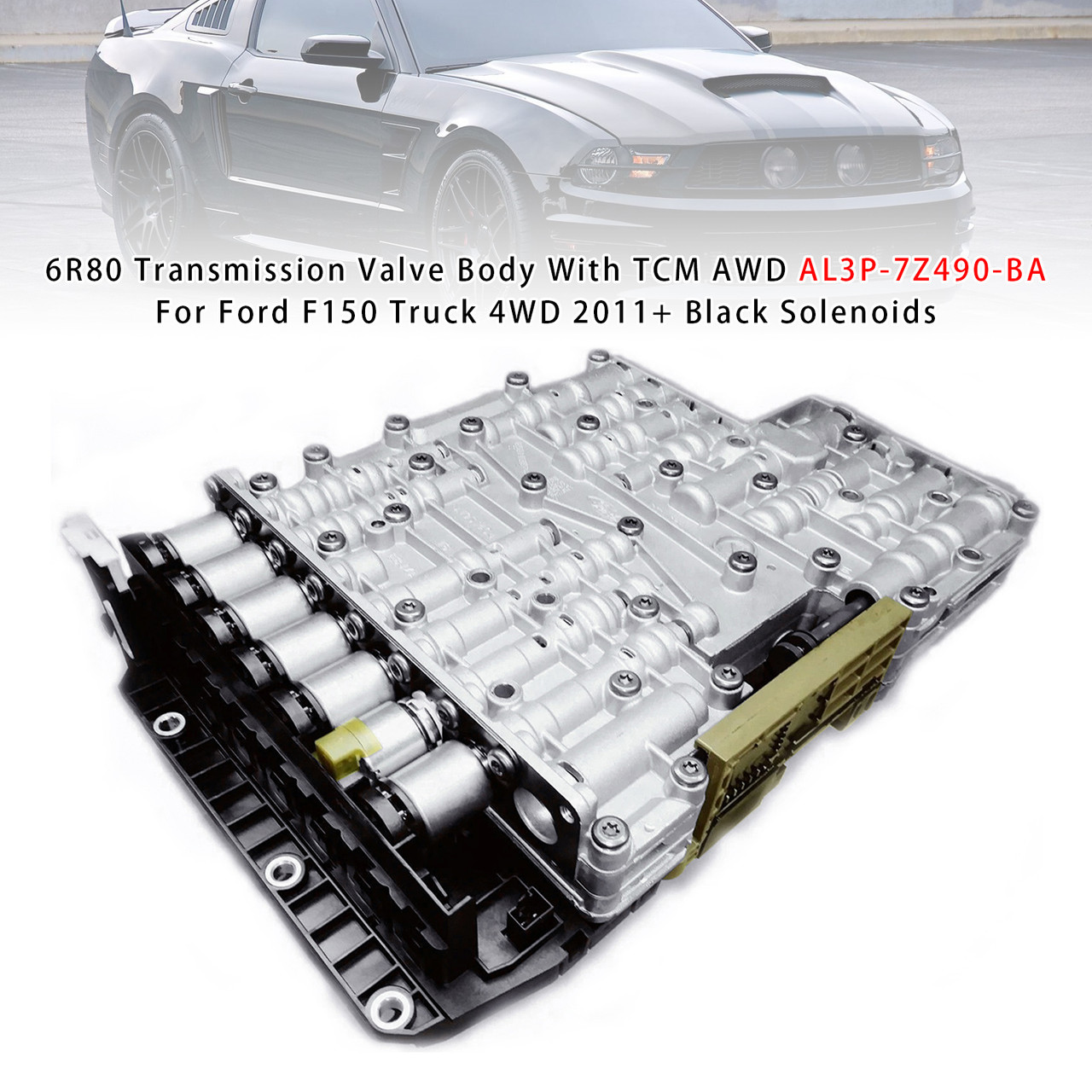 2011+ Ford Mustang 6R80 Transmission Valve Body With TCM AWD AL3P-7Z490-BA Generic
