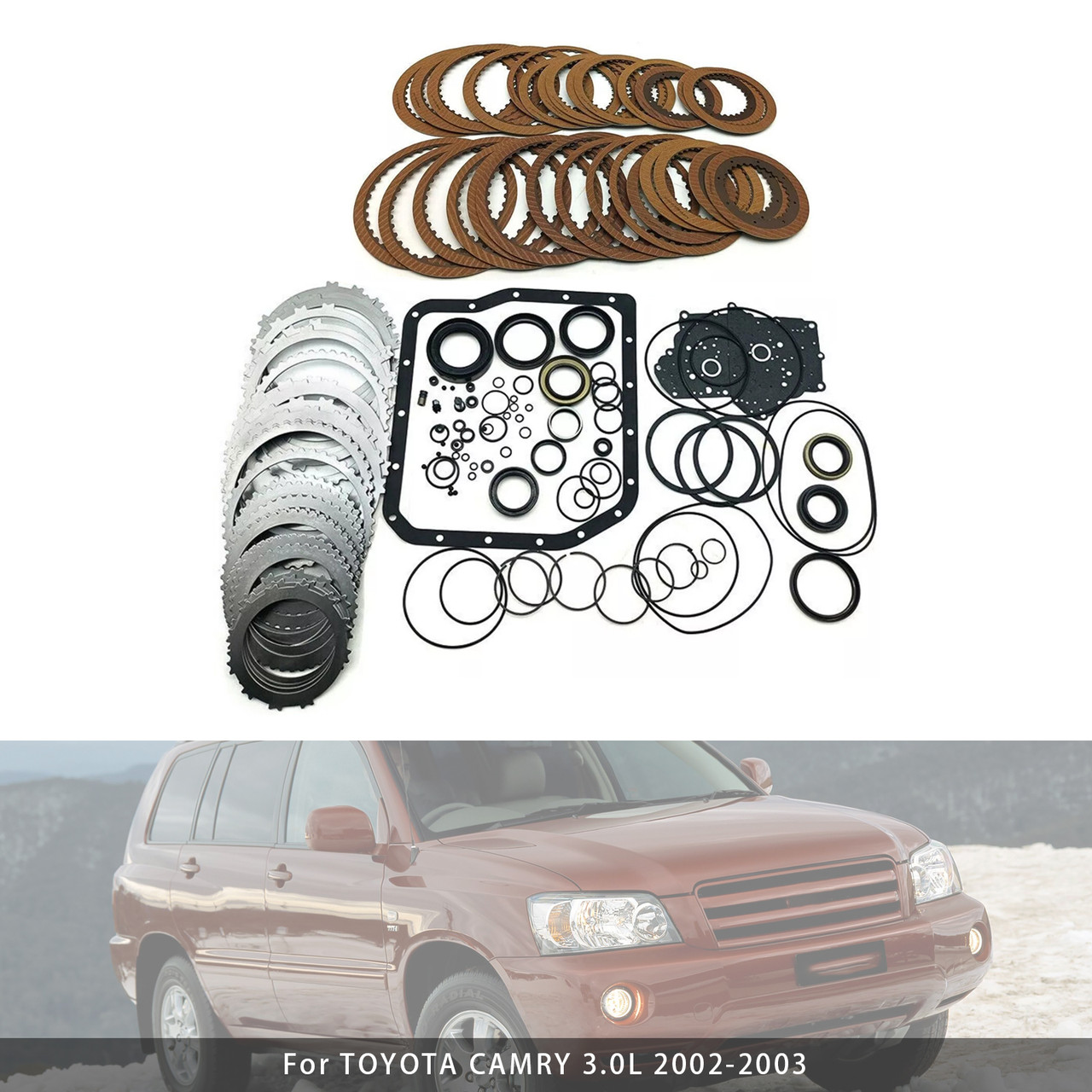 2002-2003 TOYOTA CAMRY 3.0L Auto Transmission Master Rebuild Kit Overhaul Seals U140E U140F Generic