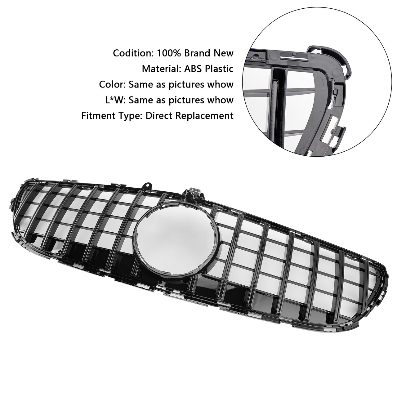 2014-2018 Mercedes Benz CLS-Class Front Grille W/ logo A2186200291 Generic