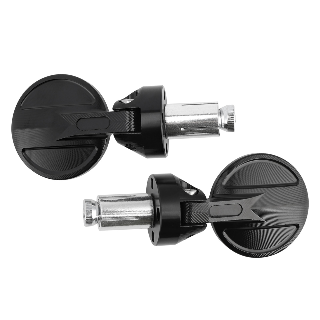 Pair Aluminum Mini Round Bar End Mirror For Vespa GT GTL GTS GTV 125 200 250 300