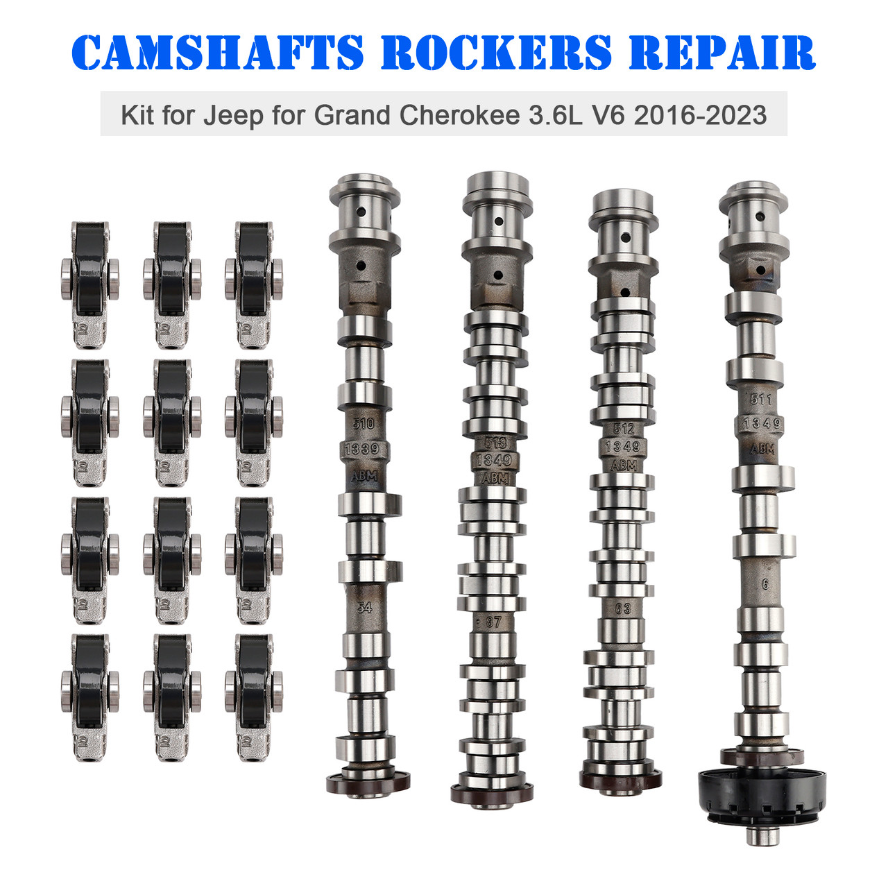 2018-2023 Chrysler Pacifica 3.6L V6 Camshafts Rockers Repair Kit 5047912AD Generic 2018-2023 Chrysler Pacifica 3.6L V6 Camshafts Rockers Repair Kit 5047912AD Generic