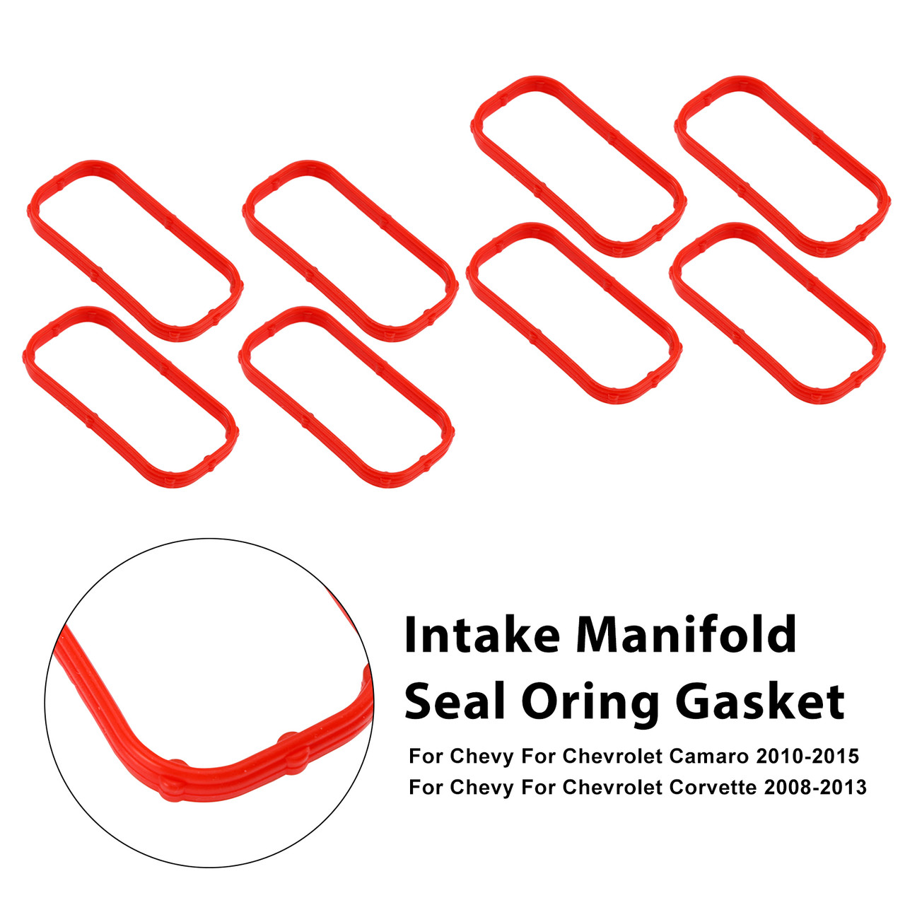 2010-2015 Chevy Chevrolet Camaro 8* Intake Manifold Lower Seals 551278 Generic