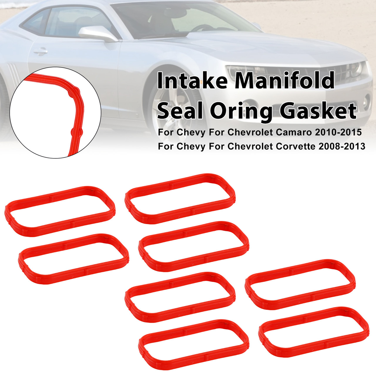 2008-2013 Chevy Chevrolet Corvette 8* Intake Manifold Lower Seals 551278 Generic