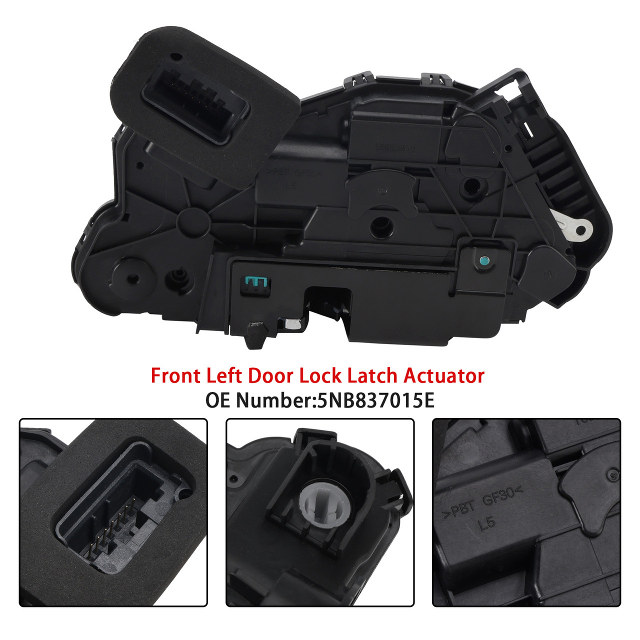 SEAT-5TB837015E Left Door Lock Latch Actuator Generic