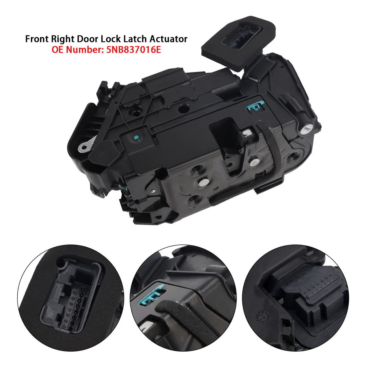 SKODA-5TB837015A Right Door Lock Latch Actuator Generic