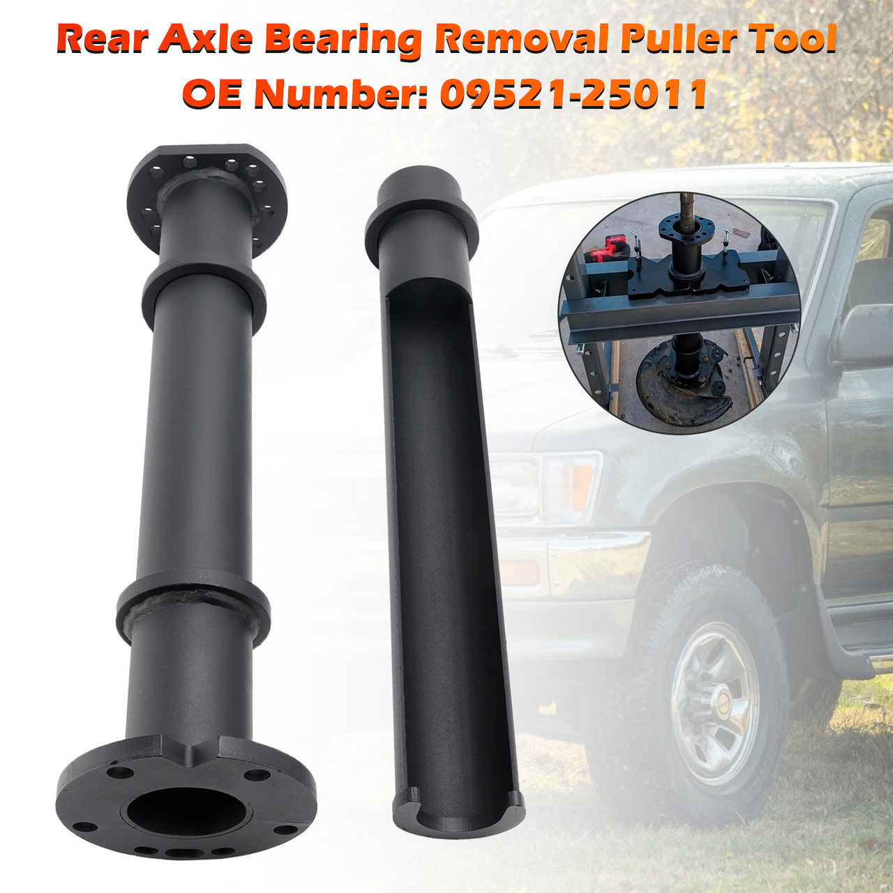 2007-2013 Toyota FJ Cruiser Rear Axle Bearing Removal Puller Tool