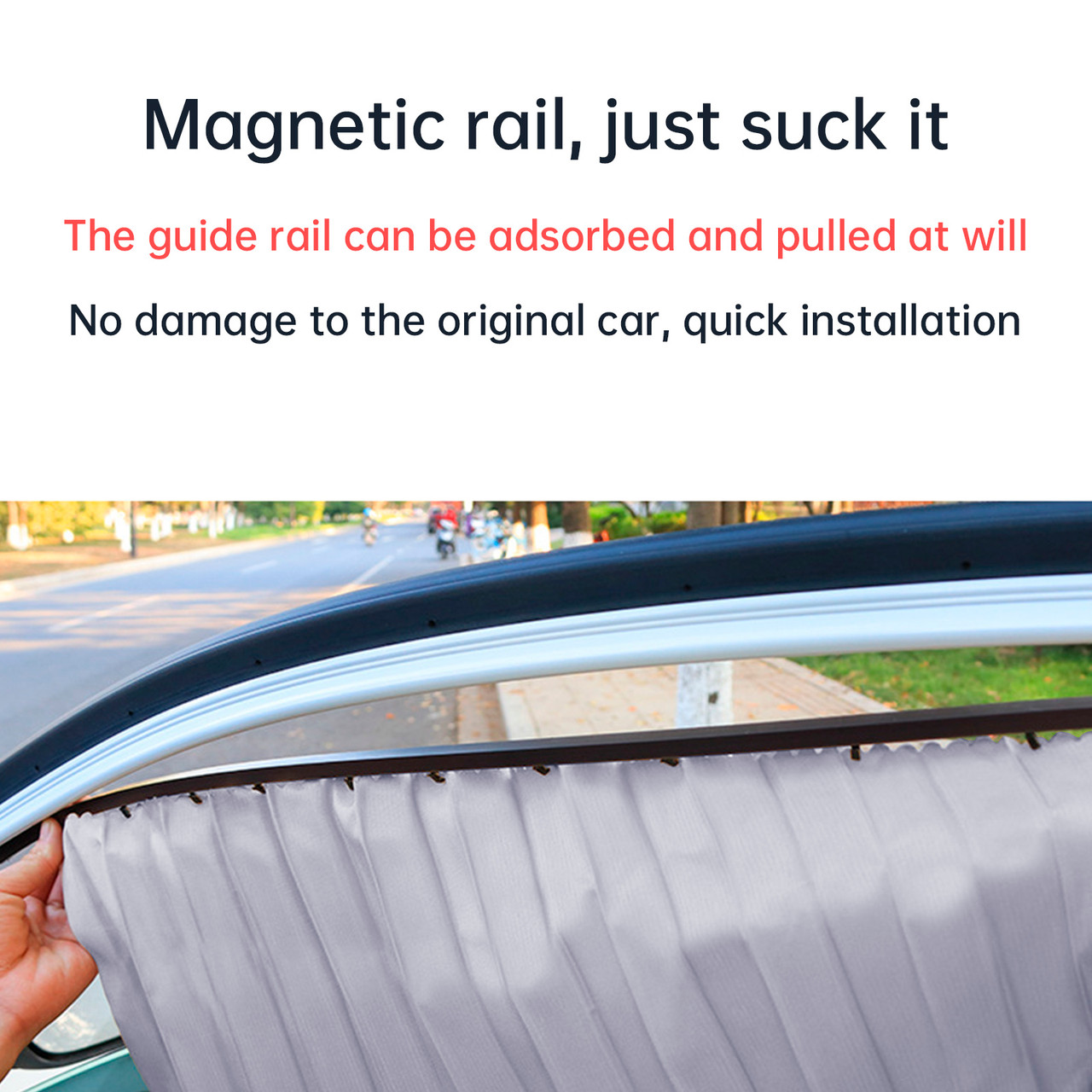 4 PCS Universal Car Side Window Sun Shades Silver For Breast feeding Taking a nap